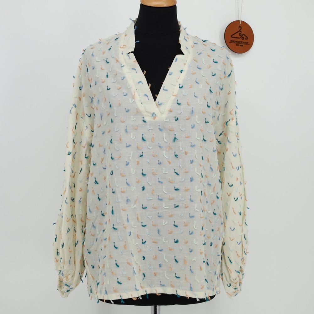 LOU & GREY Tassel‎ Poet Blouse
